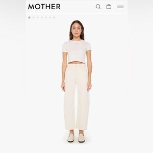 MOTHER Women's Half Pip Ankle Jeans